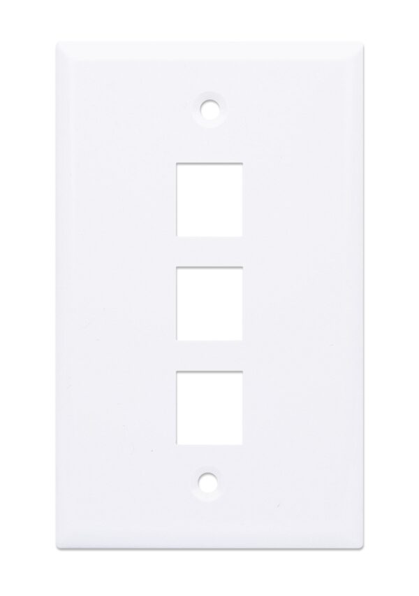 Placca Porta Frutti 3 Posti Mod.503 Bianco - immagine 3