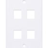 Placca Porta Frutti 4 Posti Mod.503 Bianco - immagine 3