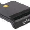 Lettore/Scrittore di Smart Card USB Compatto Nero - immagine 4