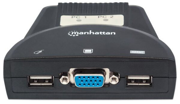 Mini KVM Switch 2 Porte USB con Audio - immagine 4