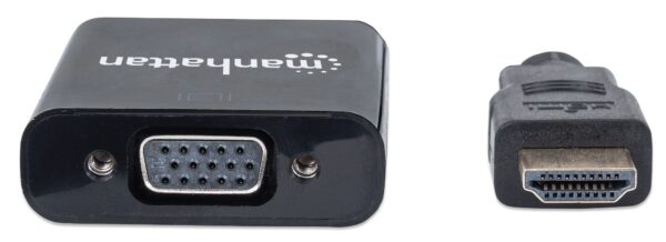 Cavo Convertitore HDMI a VGA con MicroUsb 30cm Nero - immagine 4