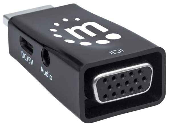 Micro Convertitore HDMI a VGA con Audio - immagine 3