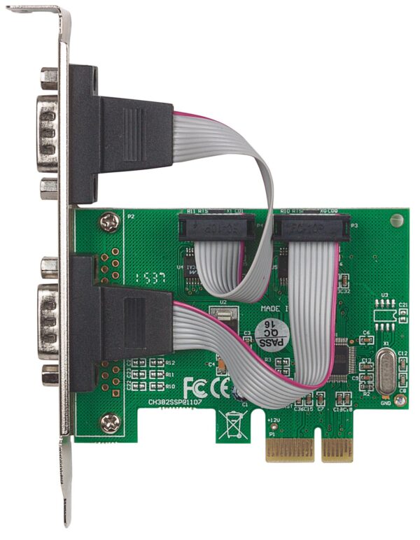 Scheda PCI Express Seriale 2 Porte DB9 M - immagine 4