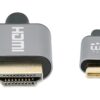 Cavo Adattatore USB-C™ Maschio a HDMI Maschio 1m Nero - immagine 4