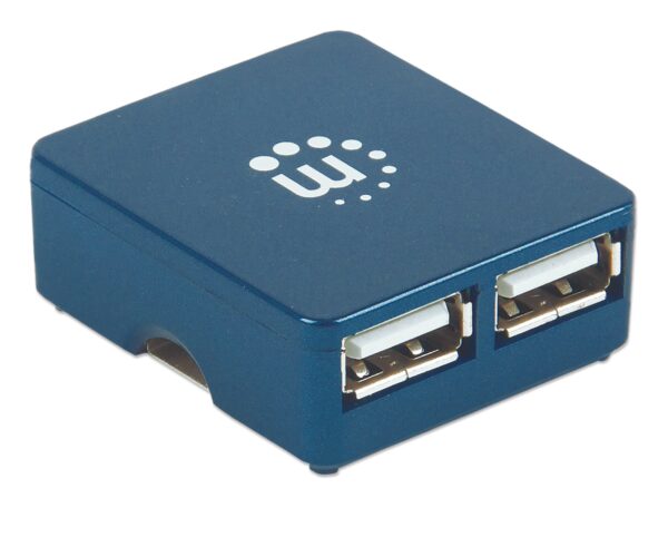 Micro USB Hub 2.0 4 porte, attivo - immagine 4