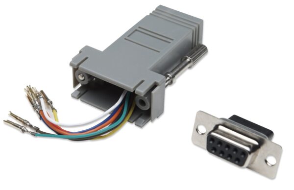 Adattatore Modulare DB 9p.F / RJ45 8 fili - immagine 4