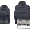 Cavo USB 2.0 A maschio/Micro B maschio 1m Nero - immagine 4