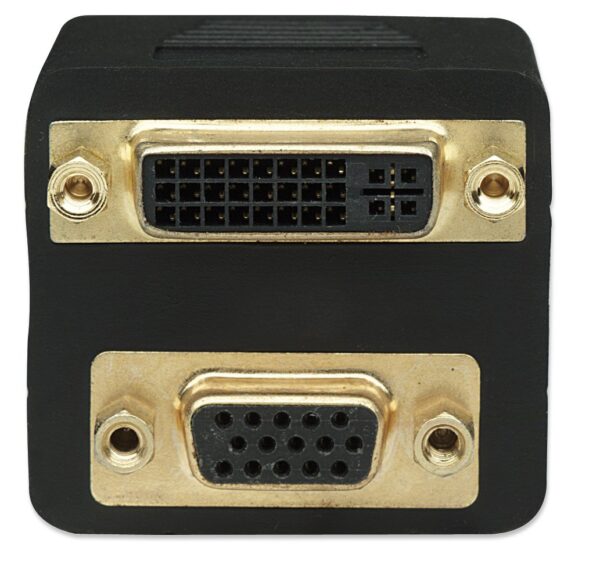 Cavo adattatore sdoppiatore DVI-I a VGA - immagine 3