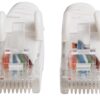 Cavo di rete Patch in Rame Cat. 6A Bianco UTP 2m - immagine 3