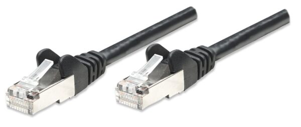 Cavo di rete Patch in Rame Schermato Cat. 5e Nero F/UTP 10 m - immagine 3