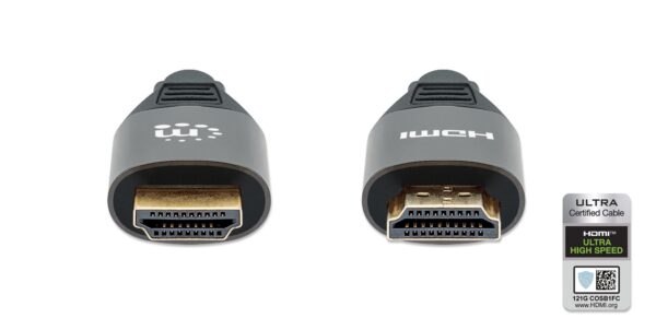 Cavo HDMI con Ethernet ad Altissima Velocità Certificato 8K@60Hz eARC 3 metri - immagine 4
