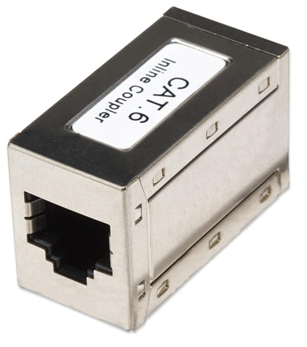 Accoppiatore RJ45 Cat6 8P8C Femmina/ Femmina, FTP, Silver - immagine 4