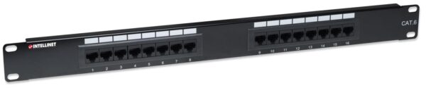 Pannello patch UTP 16 posti RJ45 cat. 6 - immagine 4