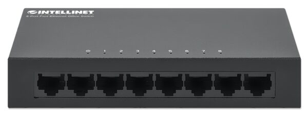 Switch Hub Ethernet 10/100Mbps 8 Porte Desktop in Metallo - immagine 4