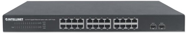 Switch Gigabit Ethernet 24 Porte + 2 Porte SFP - immagine 4