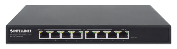Switch PoE+ Gigabit Ethernet a 8 porte con passthrough PoE - immagine 4