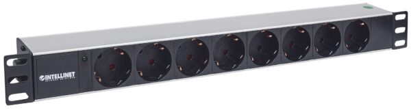 Multipresa per Rack 19'' 8 posti Spina Schuko Angolata 1U - immagine 4