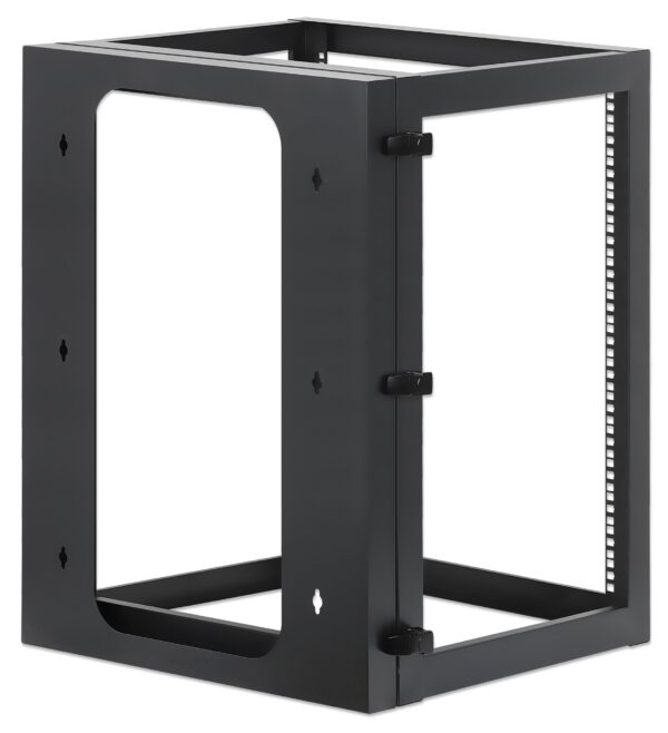 Armadio a Muro 19'' Open Frame 4 Montanti 15U - immagine 4