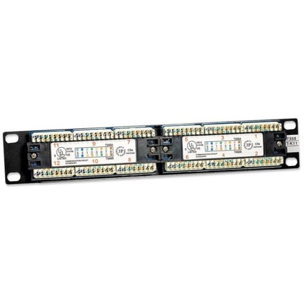 Pannello Patch 12 Porte, 10'', 1U, CAT5E UTP - immagine 4