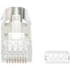 Confezione 50 Plug RJ45 STP per Cavo Rigido Flessibile Cat.6A STP - immagine 4