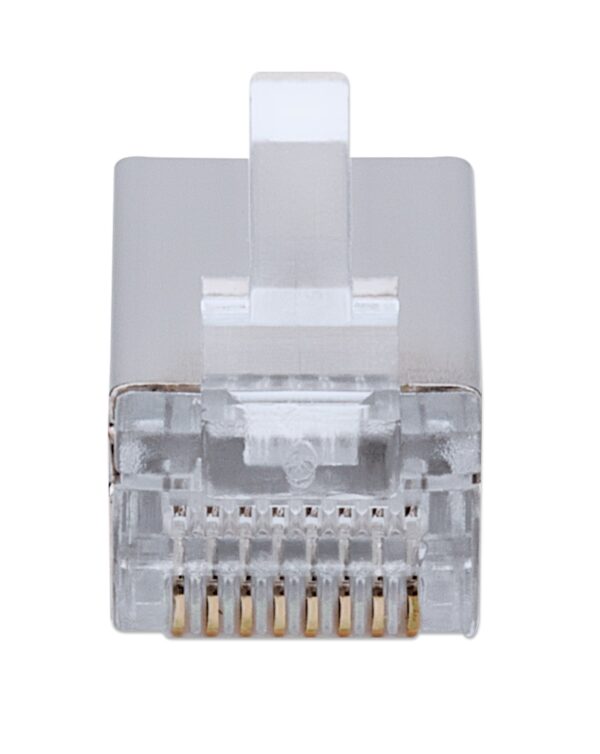 Confezione 50 plug modulari RJ45 passanti Cat5e FastCrimp - immagine 4