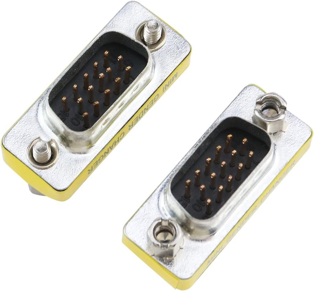Mini Gender Changer VGA DB 15 poli HD M/M - immagine 4