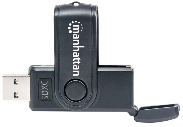 Mini Lettore/Scrittore di Card USB 3.0, 24 in 1 Nero - immagine 4