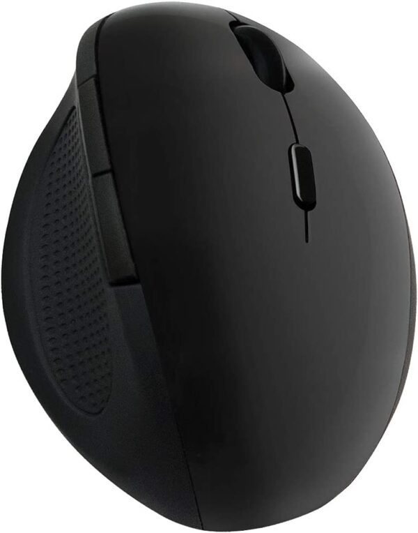 Mouse Ottico Ergonomico Wireless 1600dpi Nero - immagine 4