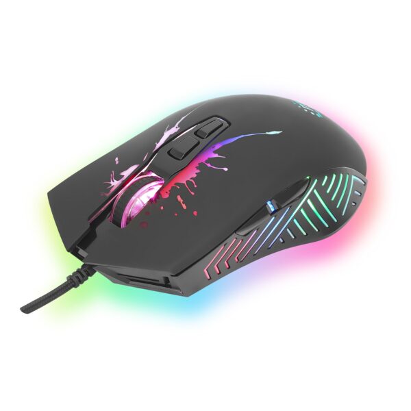 Mouse ottico Gaming LED RGB con cavo USB - immagine 4
