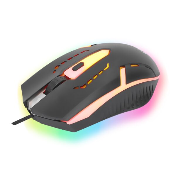 Mouse Ottico Gaming USB 1500dpi Retroilluminazione LED RGB - immagine 4