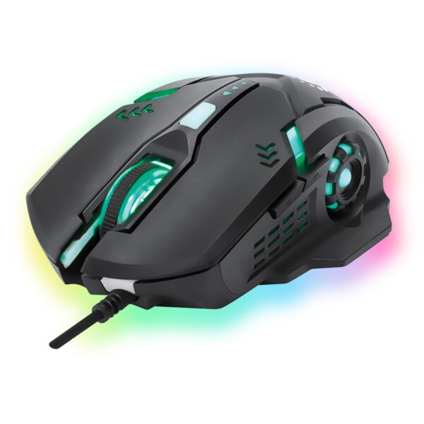 Mouse Ottico Gaming USB 3200dpi Retroilluminazione LED RGB - immagine 3