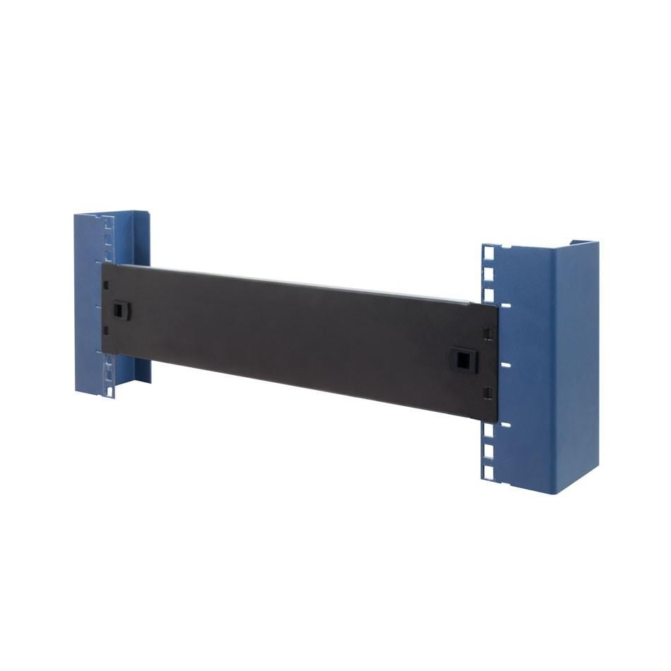 Pannello Cieco Toolless a Clip per Armadi Rack 19'' 2U Nero - immagine 4