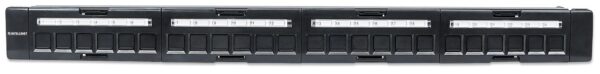 Pannello Patch Modulare 24 Porte Slim 1U Nero - immagine 4