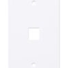 Placca Porta Frutti 1 Posto Mod.503 Bianco - immagine 3