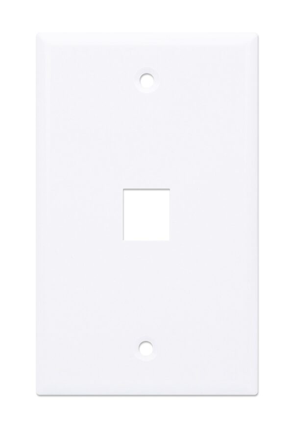 Placca Porta Frutti 1 Posto Mod.503 Bianco - immagine 3