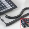 Plug Telefonico RJ10 Antiattorcigliamento per Cornetta con Cavo 30mm - immagine 4