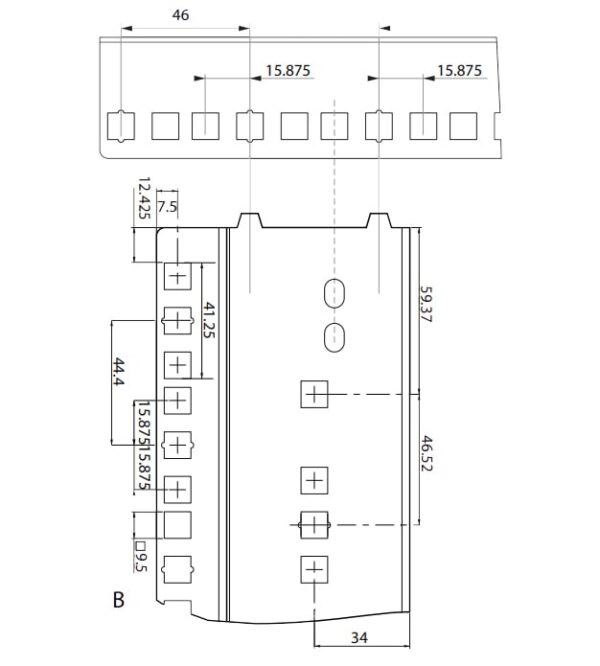 Staffe Montanti per I-CASE EP-3360BKT/3360GT e I-CASE EP-3380BKT - immagine 4