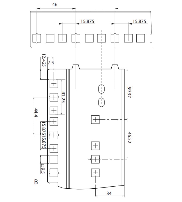 Staffe Montanti per I-CASE EP-3360BKT/3360GT e I-CASE EP-3380BKT - immagine 4