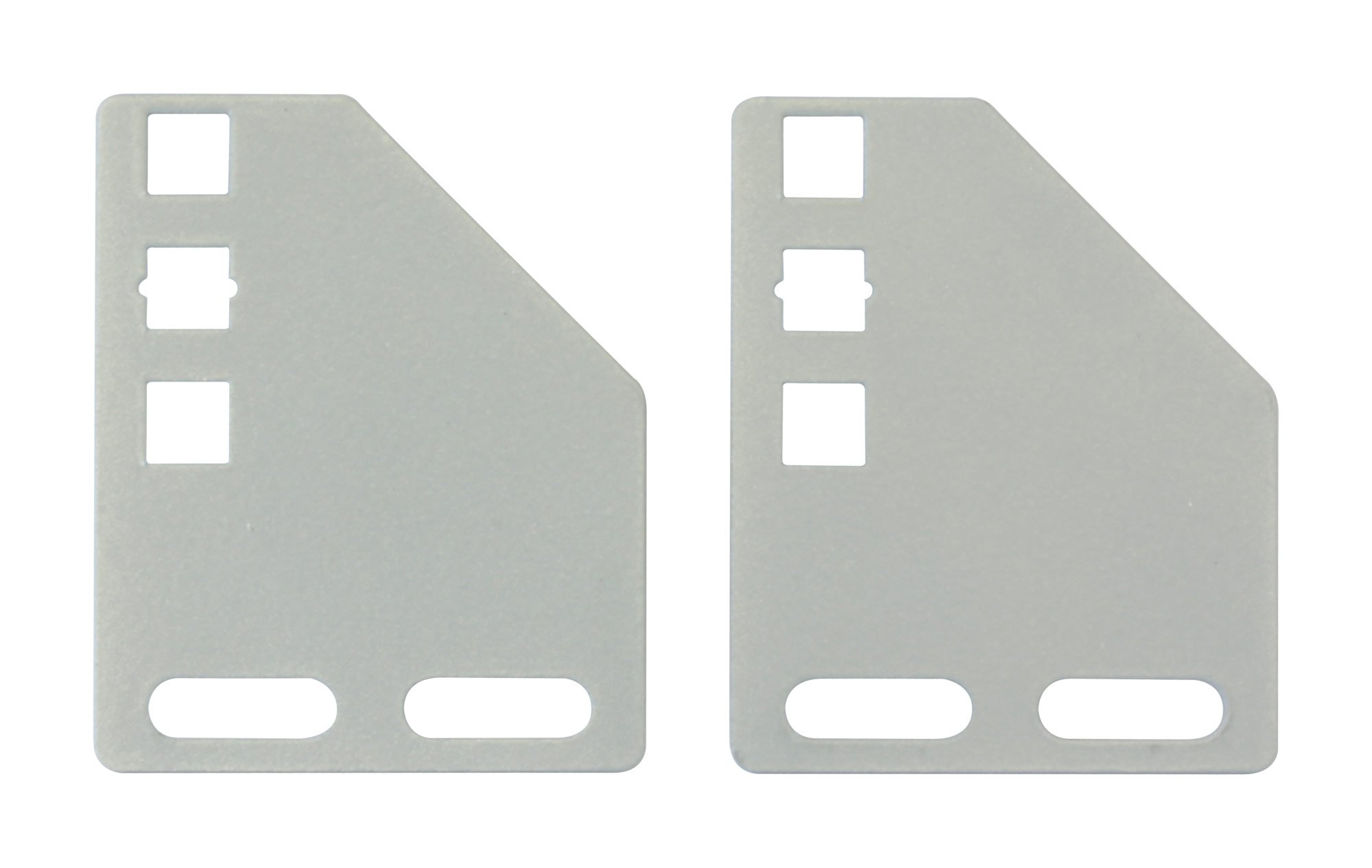 Staffe per Montaggio Verticale su Montanti Rack Silver - immagine 4