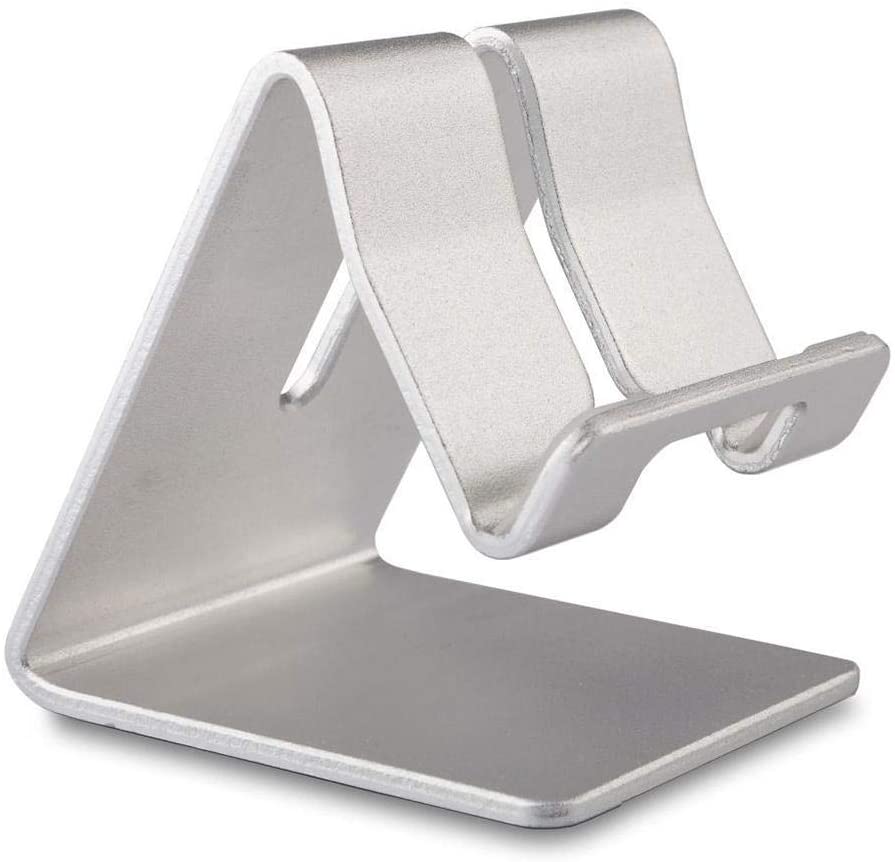 Supporto in Alluminio per Smartphone e Tablet Universale Silver - immagine 4