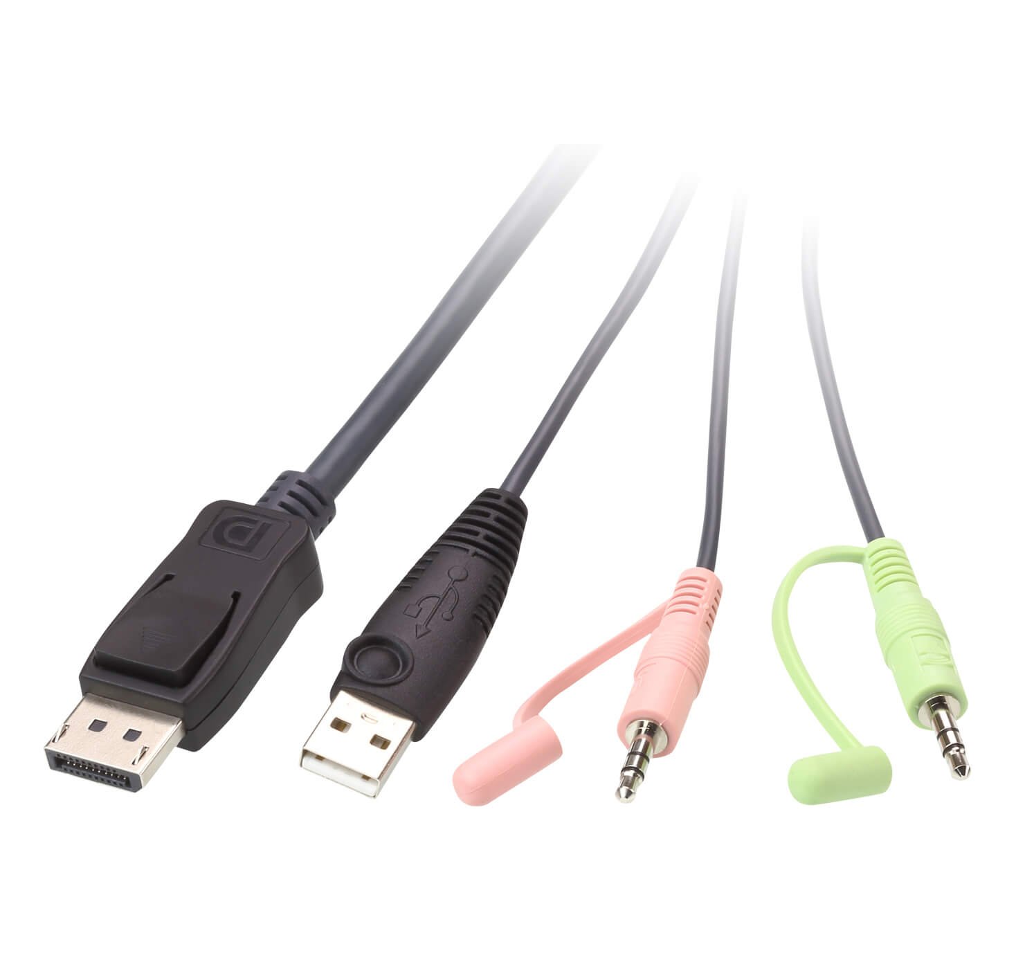 Switch KVM per doppio schermo DisplayPort (ThunderBolt) 2 USB, CS22DP - immagine 3