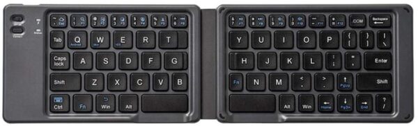 Tastiera Pieghevole Bluetooth USB per Tablet Smartphone - immagine 4
