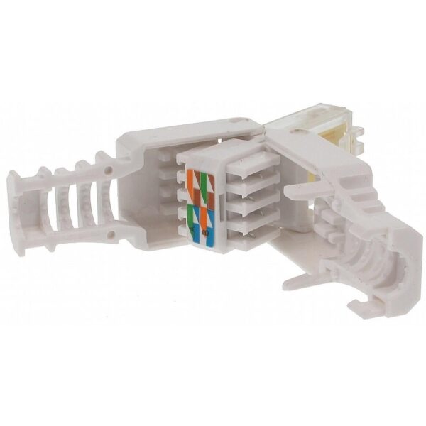 Plug Cat. 5/6 RJ45 Toolless con Copriconnettore - immagine 4