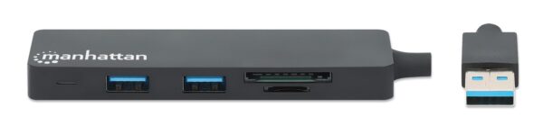 Hub USB 3.2 Gen 1 a 3 porte USB-A con Lettore Schede - immagine 4