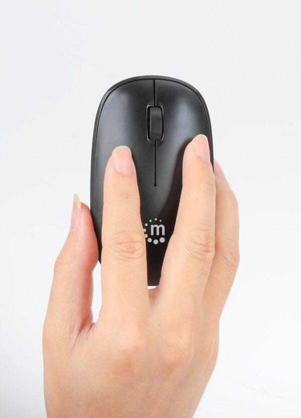 Mouse Wireless Ottico USB 1200 dpi MW3050 Nero - immagine 4