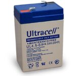 Batteria al Piombo 6V 4,5Ah, UL 4.5-6 (Faston 187 - 4,8mm)