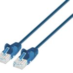 Cavo patch di rete Cat6 UTP Slim  0,5 m blu