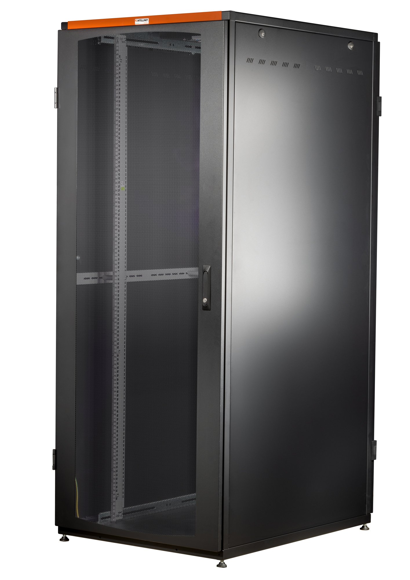 Armadio Rack NextGen 19'' 800x800 42U Porta Pan.Posteriore Grigliati Nero