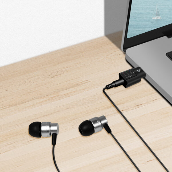 Adattatore Convertitore Audio DAC con Equalizzatore da USB-C™ a 3,5 mm Nero - immagine 8