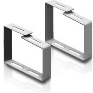 Anello Largo Passacavi per Armadi Rack Grigio